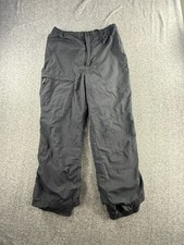 Vintage Head Sportswear Tracksuit Pants Windbreaker Mens Medium Black Snap Leg