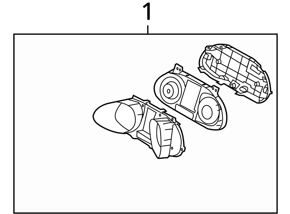 Medidores de painel de instrumentos velocímetro Hyundai Santa Fe 2017-2018 NZCKY - Imagem 4 de 4