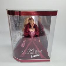 Vintage Barbie Holiday Celebration Doll Special Edition 2002 Mattel Hallmark New