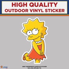 Lisa Simpson, High Quality Vinyl Stickers