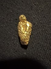 3.67 Gram Caborca Mexico Gold Nugget- AU - XRF TESTED 23k+"SKELETON IN THE SUIT"