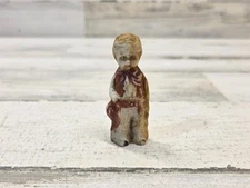 Vintage Peters Weatherbird Shoes Germany Porcelain Advertising Cowboy