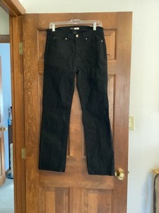 Woman's Focus Lifestyle Size 8 Black Sequined Beaded Black Denim Jeans