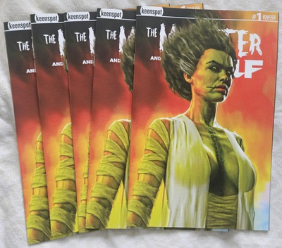 #ad Mark Spears The Monster and the Wolf #1 Keenspot Entertainment A12 VF NM $5.49