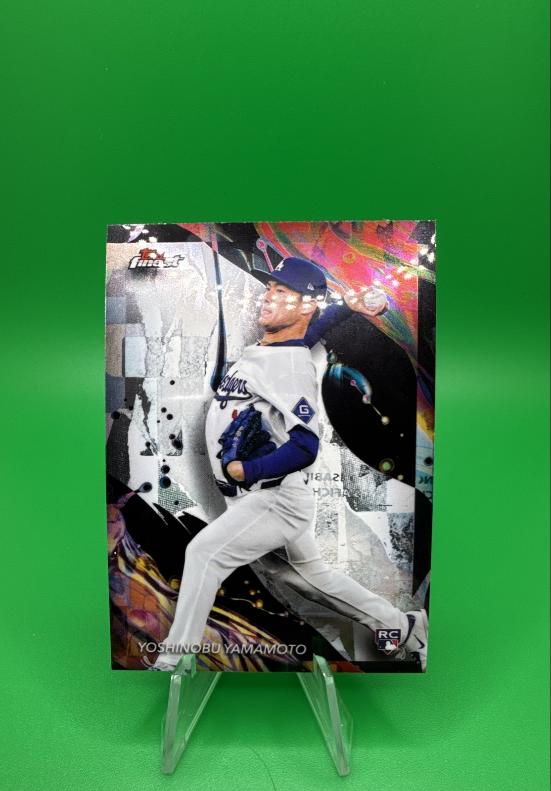 2024 Topps Finest - Uncommon Yoshinobu Yamamoto #150 (RC). C16
