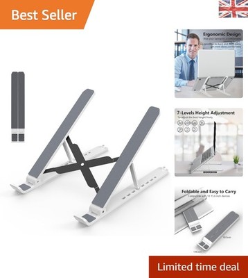Stabile verstellbare Laptophalterung mit Kühldesign - perfekt für Zuhause & Büro