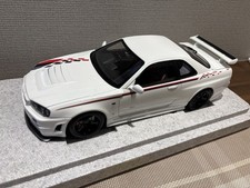 1/18 MOTORHELIX Nissan GT-R R34 BNR34 White CRS without engine Collectables 17+