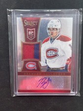 2013-14 Select Rookies Jersey Auto Prime #295 Brendan Gallagher Jersey /50