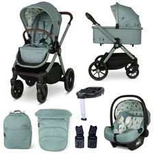 Cosatto Giggle 4 Travel System Bundle 3in1 Pram Pushchair Car Seat Nordic Forest