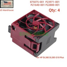 4PCS cooling fan P23971-001 P21640-001 P22800-001 for HP DL380 DL385 G10 Plus