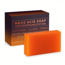 Kojic Acid Soap Dark Spot Whitening Turmeric Soap Skin Bleaching Lightening 100G