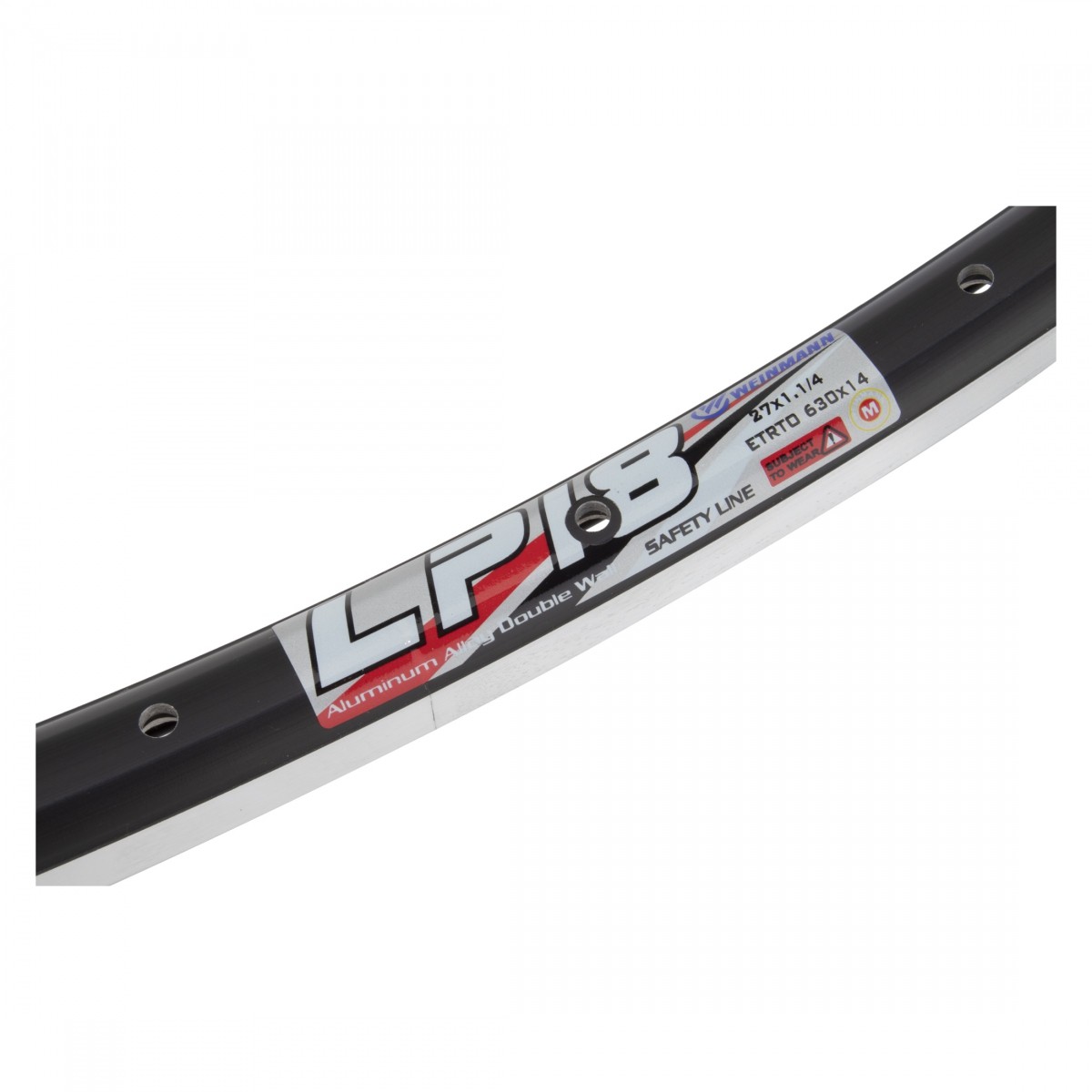 Weinmann LP18 27-Inch Alloy Bike Rim 32 Hole, Double Wall, Presta Valve