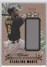 2014 Triple Threads Unity Single Jumbo Relics Emerald 7/18 Starling Marte 03xg