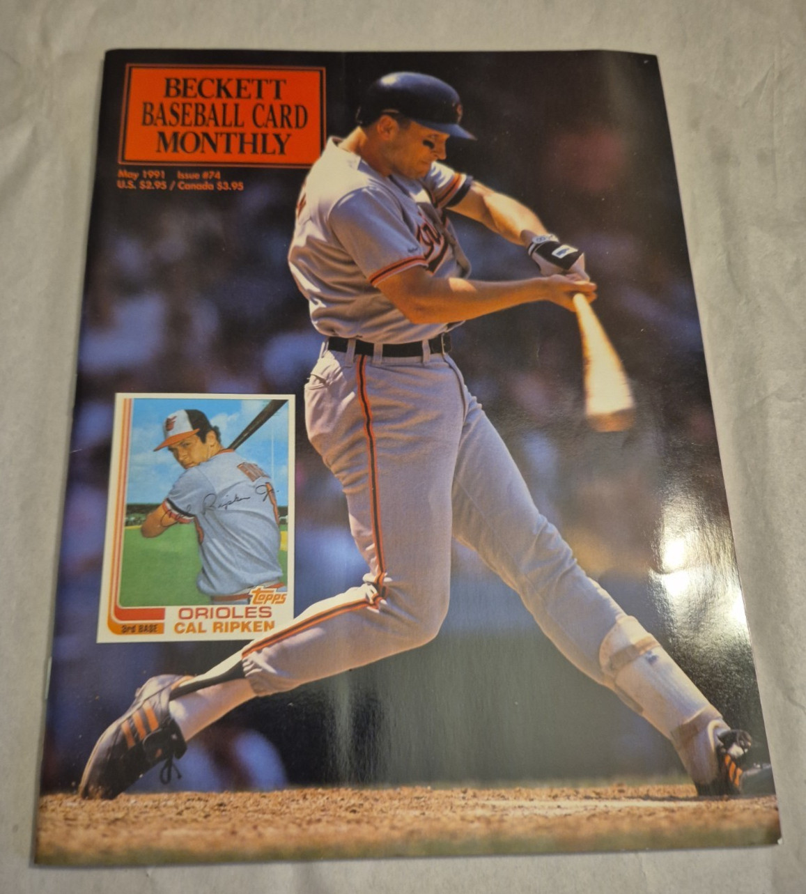 Beckett Baseball Card Monthly Magazine May 1991 Issue #74 Cal Ripken Jr