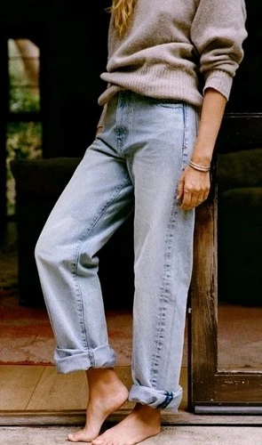 Imogene & Willie  Catherine  High Rise Selvage Pasadena Lt Wash Size 34