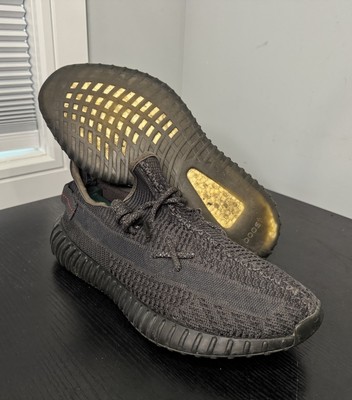 Size 10.5 - adidas Yeezy Boost 350 V2 Low Black Non-Reflective