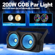 200W COB LED Par Light DMX Stage DJ Light Audience Blinder Light Lighting