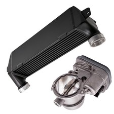 1xTurbo Intercooler Ladeluftkühler & Drosselklappe For BMW 3er Touring E91 325d