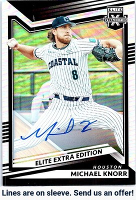 2022 Panini Elite Extra Edition #75 Michael Knorr Signatures