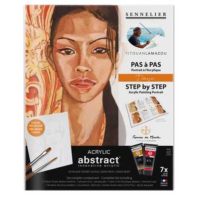 Sennelier Abstract Acryl Portrait Set - Dayu - Titouan Lamazou - N121860.04
