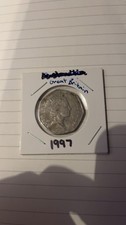 Great Britain 1997 50 Pence Copper-Nickel Coin England Decimal