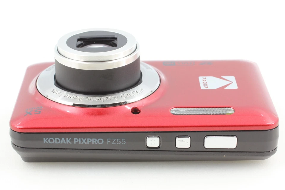[Beste Mint W / Box] Kodak PIXPRO FZ55 Digitalkamera Rot 16MP 5x Optisches Zoom - Bild 4 von 4