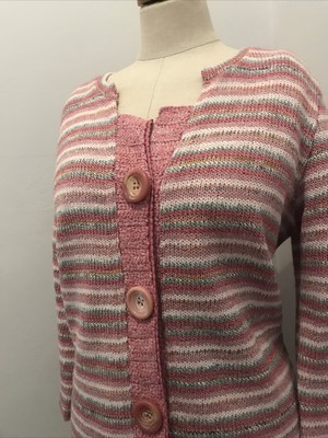 pink chunky cardigan uk