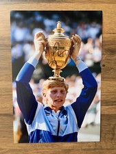 BORIS BECKER - Hand Signed 12x8 Photo - Wimbledon Champion WTA Tour - Tennis