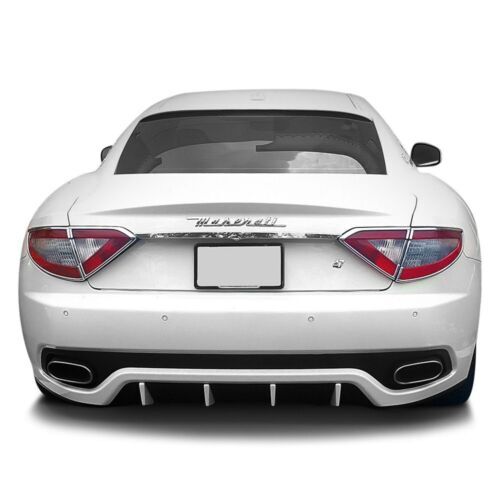 Fiberglass Rear Diffuser Fins MC Sport Style For Maserati GranTurismo 12-17