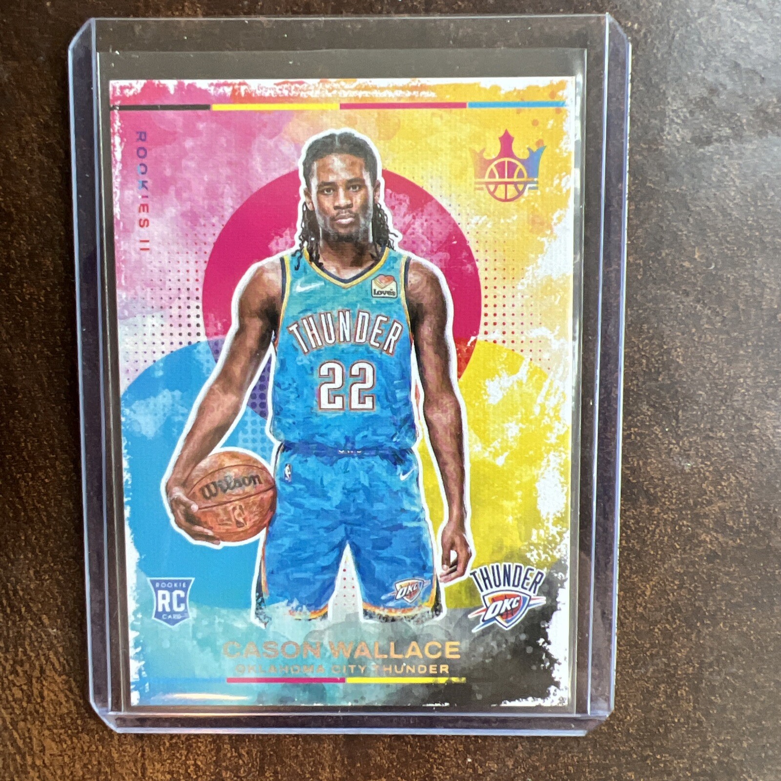 2023-24 COURT KINGS CASON WALLACE #126 LEVEL II 2 ROOKIE THUNDER SP