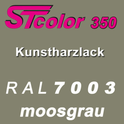 1 kg STC 1K Kunstharzlack RAL 7003 moosgrau glänzend seidenglänzend seidenmatt