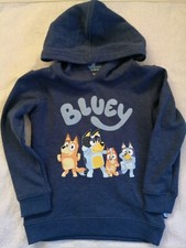 New With Tag Size 6 bluey Licensed navy Fleece hoodies