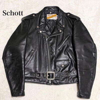 【42】90s USA製 Schott Perfecto ダブル ライダース 黒 s-l400.jpg