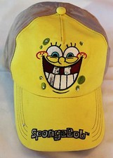 Sponge Bob Yellow Baseball Cap Sports Hat Ladies Youth One Size Adjusts