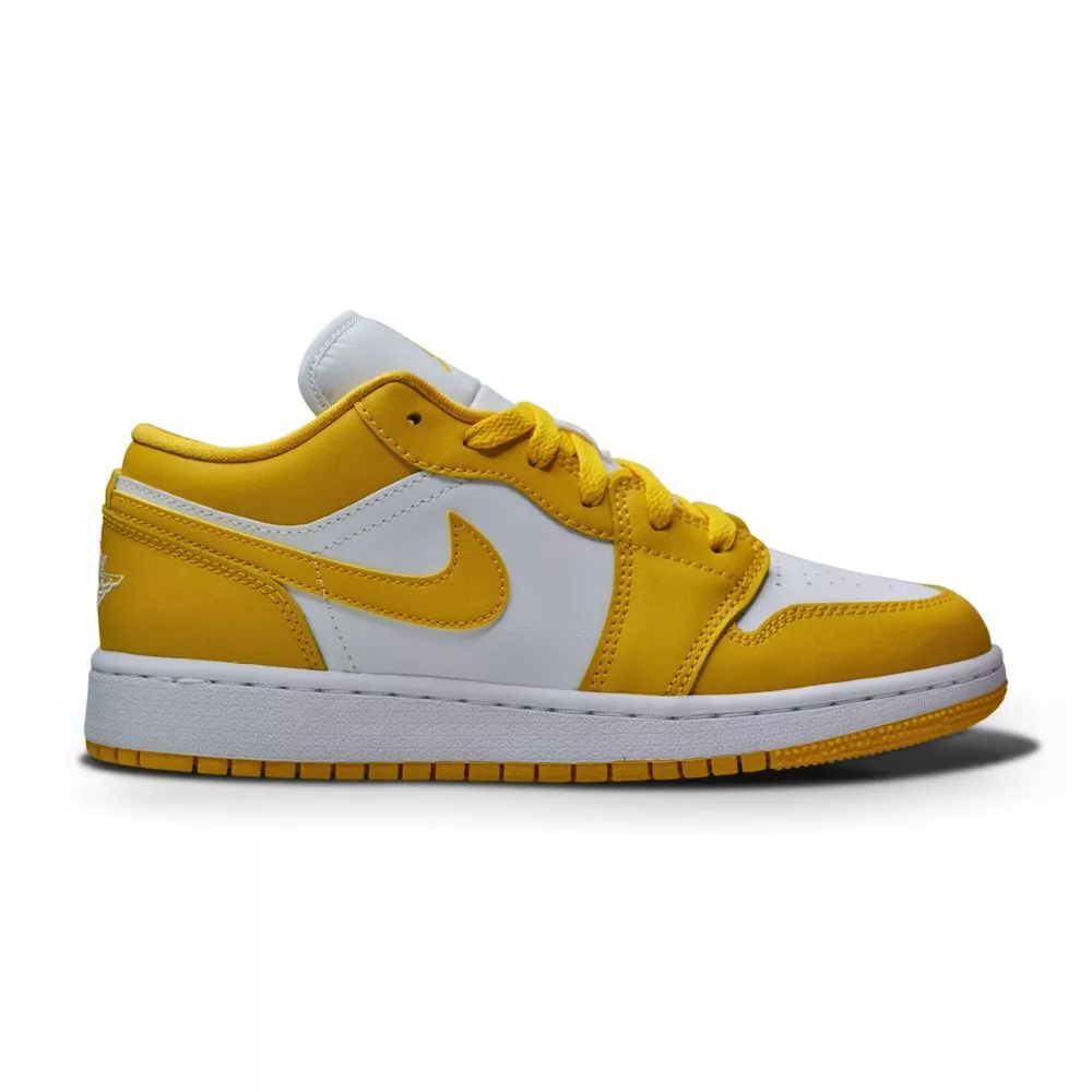 Juniors Nike Air Jordan 1 Low (GS) - 553560 171 - White Pollen | eBay