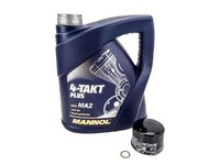 ÖL + ÖLfilter Set Passend FüR Yamaha XVS1300 A Midnight Star VP26 2007-