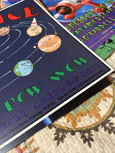 MoonAlice 2011 420 2011 Tribal Pow Wow Poster by John Seabury Mint #M361 - Picture 5 of 9