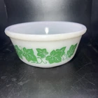 Vintage Hazel Atlas Milk Glass 6" Ivy Mixing Bowl