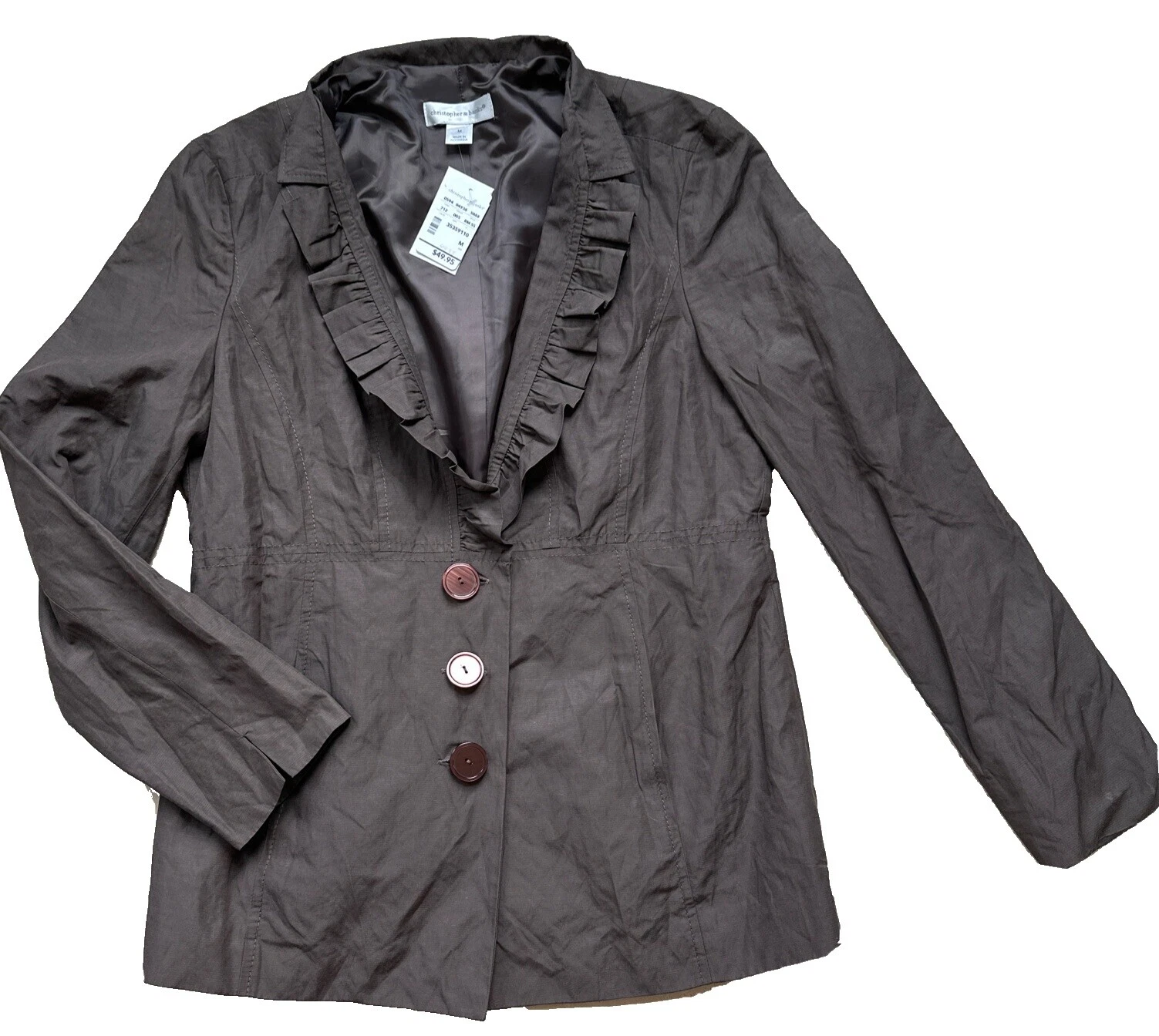 Brown Casual Christopher & Banks abrigos, chaquetas y chalecos para Mujeres