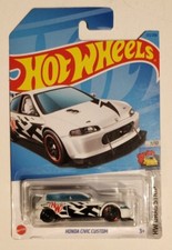 2023 Hot Wheels '21 Honda Civic Custom 172/250 White HW Drag Strip 7/10