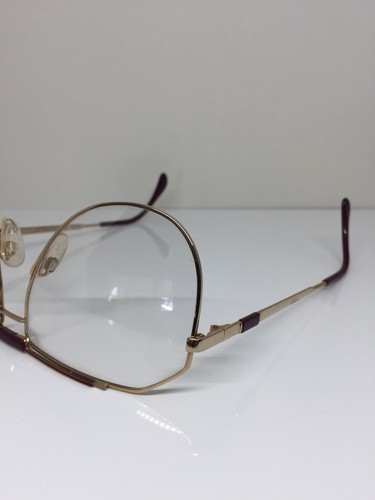 New Vintage Silhouette M 7065 Eyeglasses 7065 /23 C. 4134 Gold w/ Burgundy 59mm - Picture 9 of 12