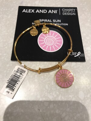ALEX AND ANI Women's Bracelet Spiral Sun Shiny Gold