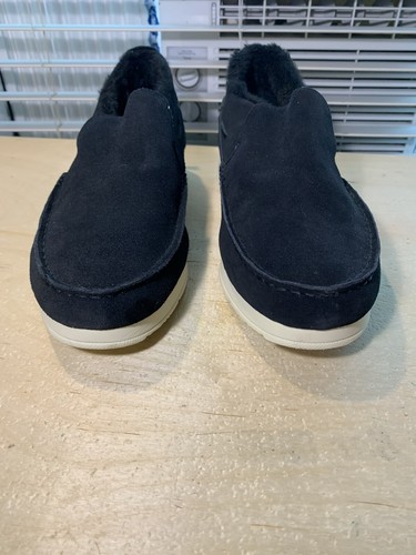 Sperry Moc Sider Uomo Taglia 11 Medium Nero Tomaia in Pelle Scamosciata - Foto 3 di 10