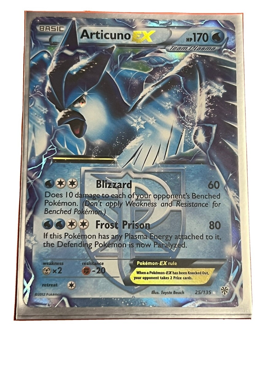 Pokémon Articuno EX 25/135 Ultra Rare Plasma Storm - EX/LP | eBay