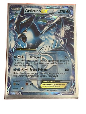 Pokémon Articuno EX 25/135 Ultra Rare Plasma Storm - EX/LP | eBay