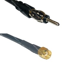 LMR240UF AM/FM MALE to RP-SMA MALE Coax RF Cable USA-Ship Lot