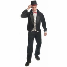 Black Fashion Tuxedo Jacket By Dress Up America