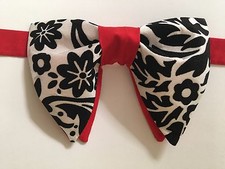 NEW Handmade Mens Bow-tie-Vintage-style-70-s-Bowtie-Pre-tied-Adjustable