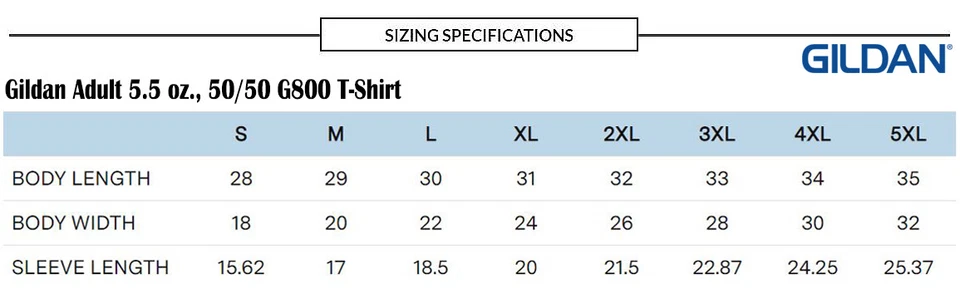 Gildan Mens 50/50 USA Cotton/Polyester Plain Short Sleeves T-Shirt G800 S-3XL - Image 2 of 2