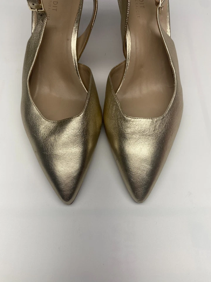 Naturalizer 27 Edit Mujer Felicia Champagne Tacón Punta Talla 10 Foto 4 de 4